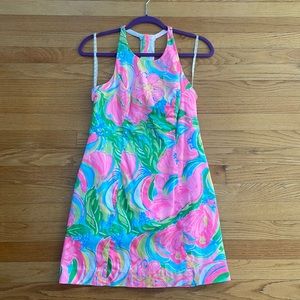 Lilly Pulitzer T blackstrap, exposed back zipper shirt shirt dress. Size 2